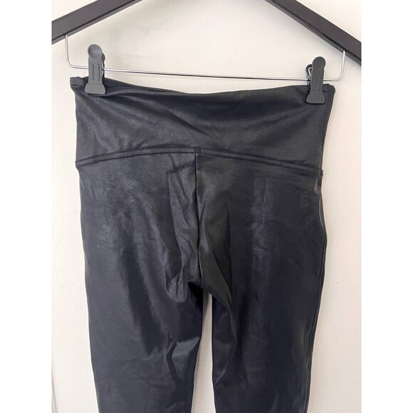 Womens Spanx The Faux Leather Leggings Size Medium - Picture 7 of 7